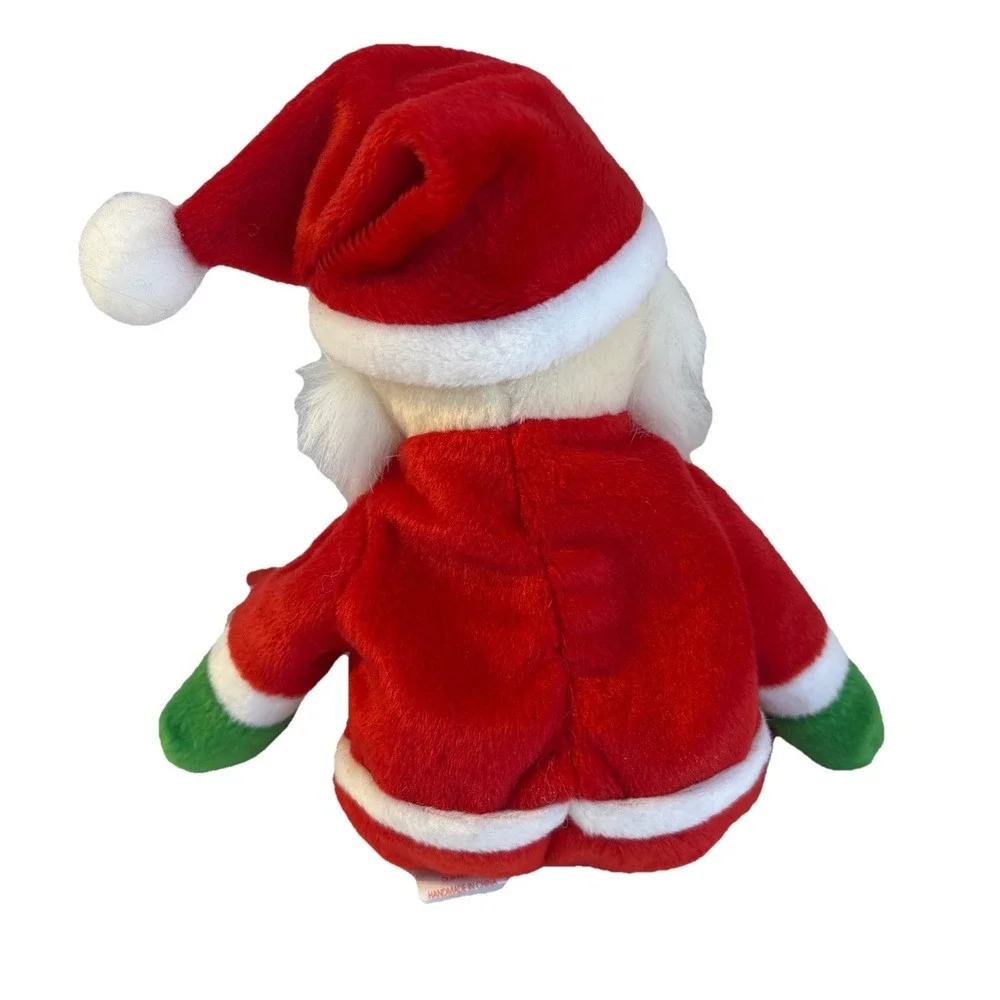 RARE Ty Beanie Baby SANTA  1998 Plush Toy New‎ With Tag Errors MINT Condition